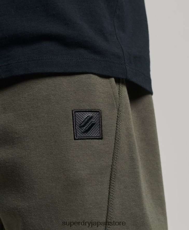 テックテーパードジョガーパンツ 男性 Superdry 衣類 カーキ 2J62PZ6389