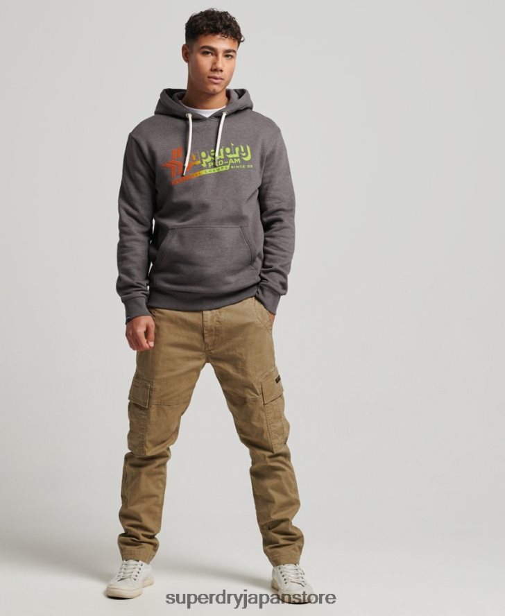 ヴィンテージシャドウパーカー 男性 Superdry 衣類 黒 2J62PZ638