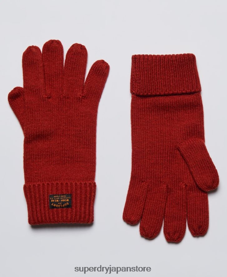 レーダー手袋 男性 Superdry アクセサリー 赤 2J62PZ6392