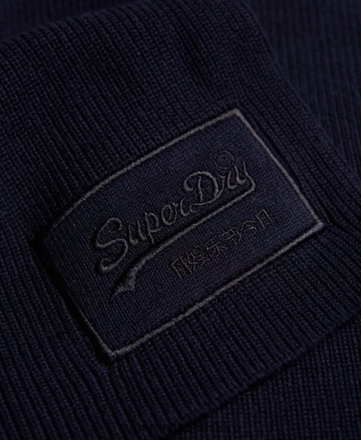 ヴィンテージロゴクラシックスカーフ 男性 Superdry アクセサリー 海軍 2J62PZ6411