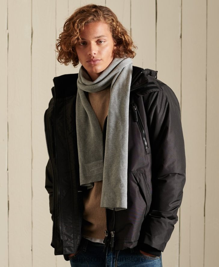 ヴィンテージロゴクラシックスカーフ 男性 Superdry アクセサリー ライトグレー 2J62PZ6412