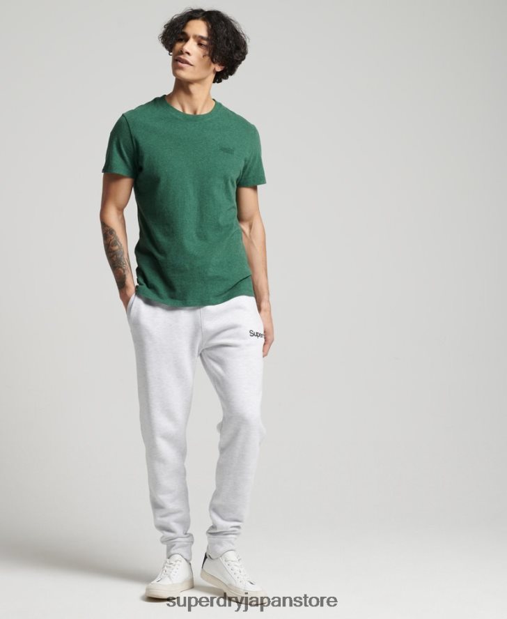 コアロゴ クラシック ジョガーパンツ 男性 Superdry 衣類 ライトグレー 2J62PZ6422