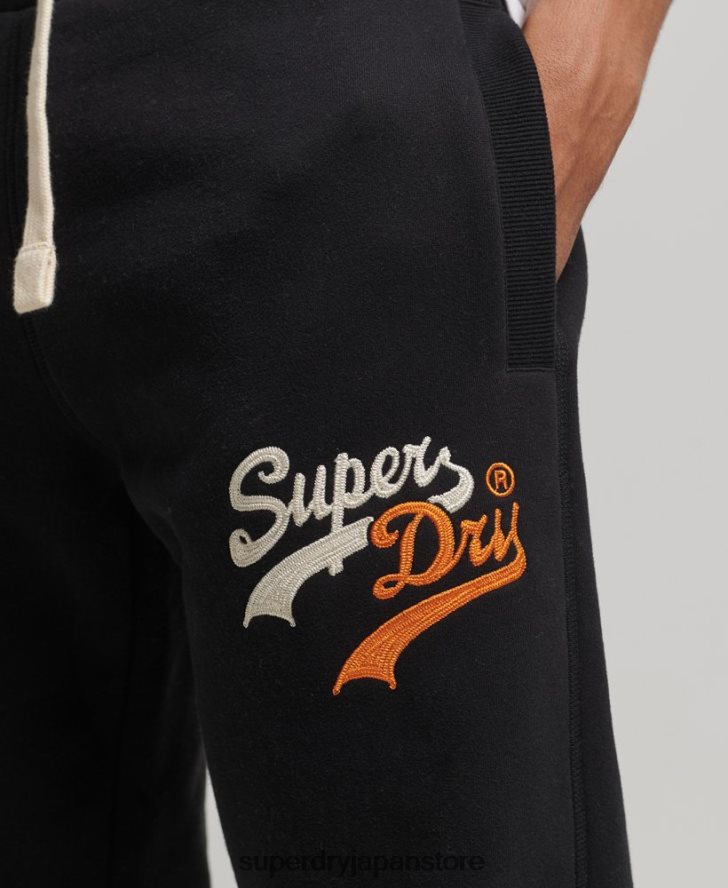 ヴィンテージロゴインタレストジョガー 男性 Superdry 衣類 黒 2J62PZ6425