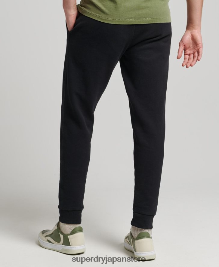 コアロゴ クラシック ジョガーパンツ 男性 Superdry 衣類 黒 2J62PZ6441