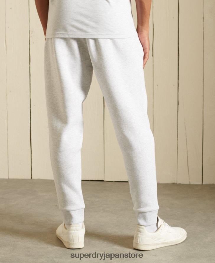コアロゴ ブラッシュジョガー 男性 Superdry 衣類 ライトグレー 2J62PZ6445