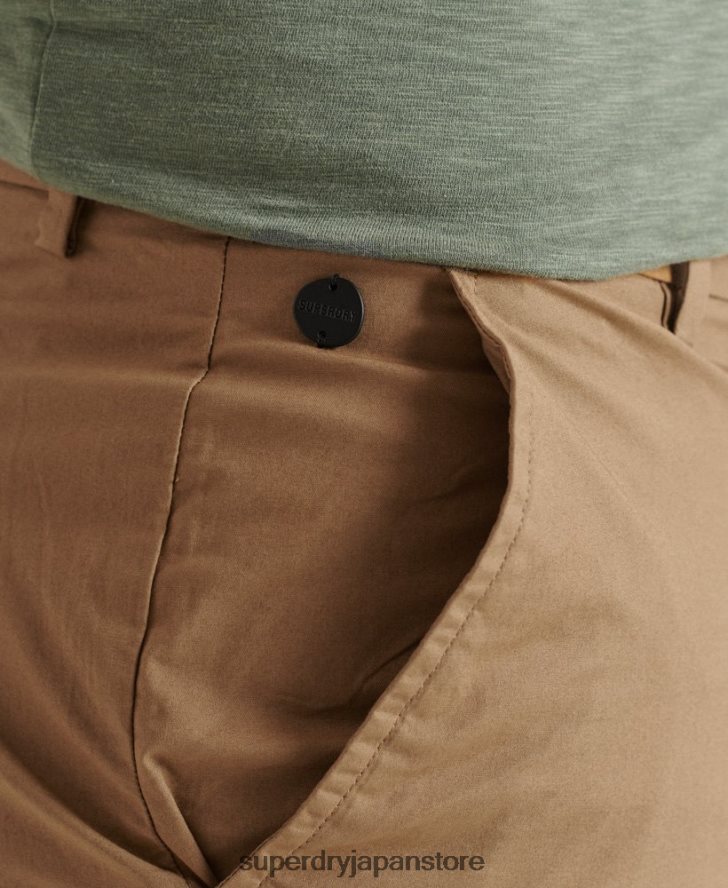 ペーパーウェイト チノショーツ 男性 Superdry 衣類 ベージュ 2J62PZ6465