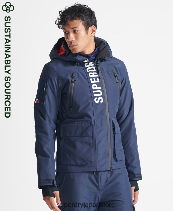 究極のレスキュージャケット 男性 Superdry 衣類 海軍 2J62PZ6466