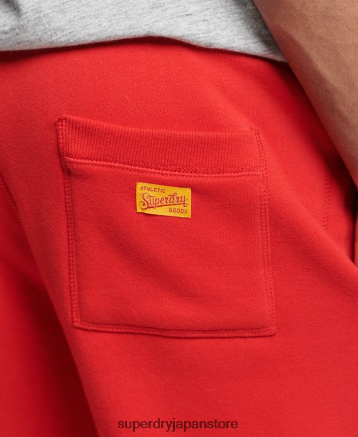 ヴィンテージカレッジジョガー 男性 Superdry 衣類 赤 2J62PZ6469