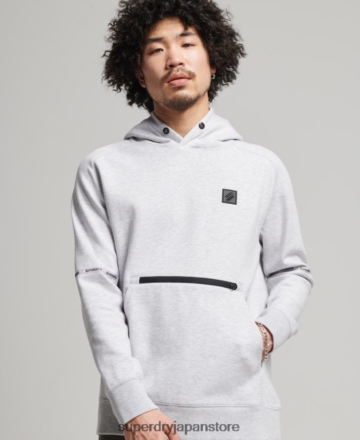 ハイテクパーカー 男性 Superdry 衣類 グレー 2J62PZ647