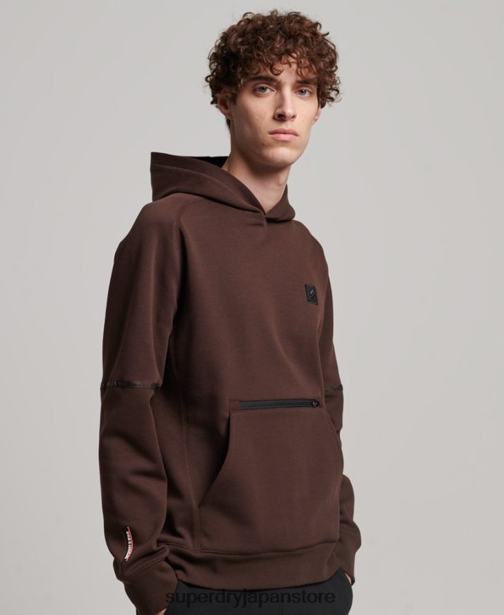 ハイテクパーカー 男性 Superdry 衣類 茶色 2J62PZ648