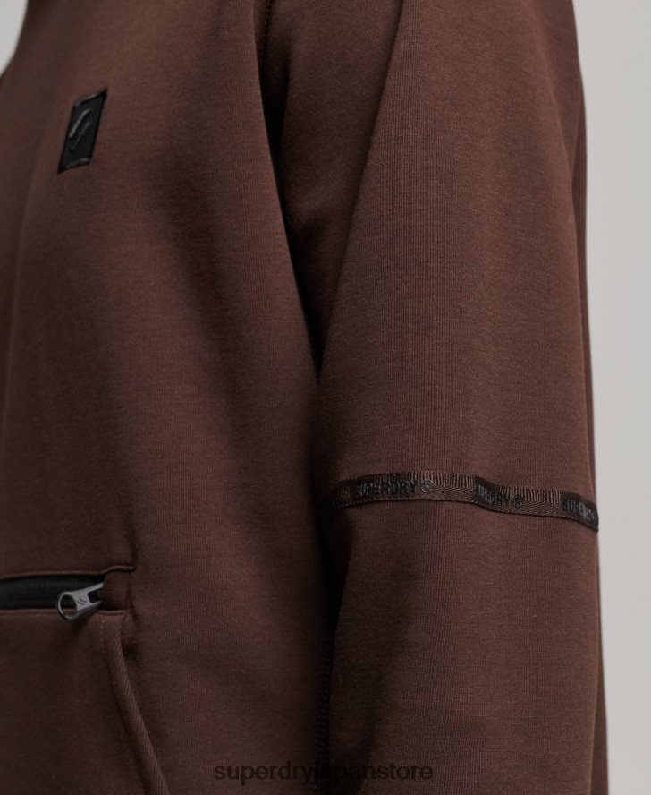 ハイテクパーカー 男性 Superdry 衣類 茶色 2J62PZ648