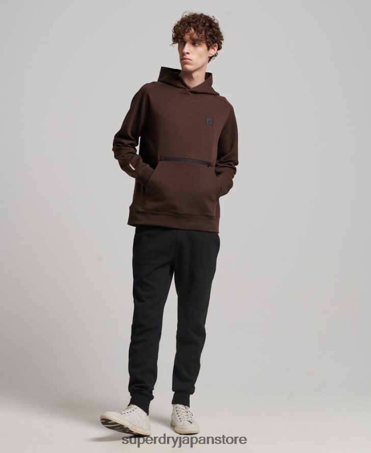 ハイテクパーカー 男性 Superdry 衣類 茶色 2J62PZ648