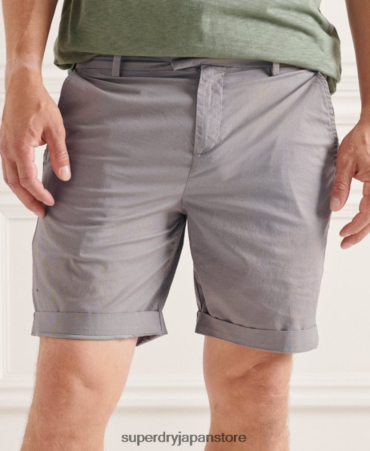 ペーパーウェイト チノショーツ 男性 Superdry 衣類 ライトグレー 2J62PZ6493
