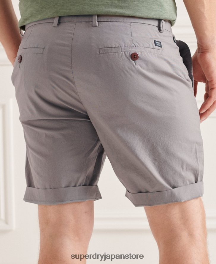 ペーパーウェイト チノショーツ 男性 Superdry 衣類 ライトグレー 2J62PZ6493