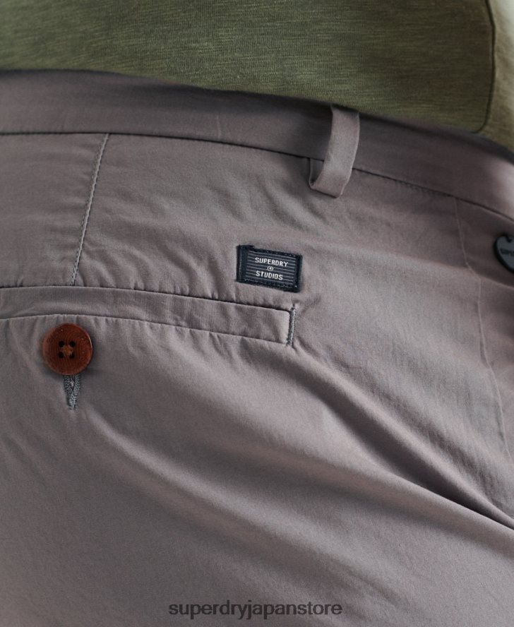 ペーパーウェイト チノショーツ 男性 Superdry 衣類 ライトグレー 2J62PZ6493