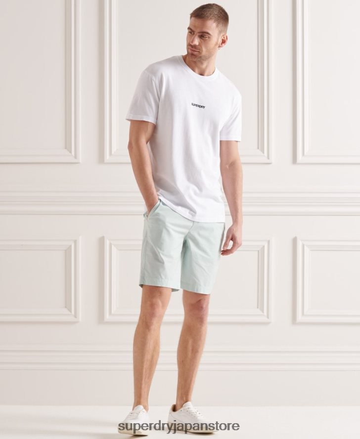 ペーパーウェイト チノショーツ 男性 Superdry 衣類 ライトブルー 2J62PZ6494