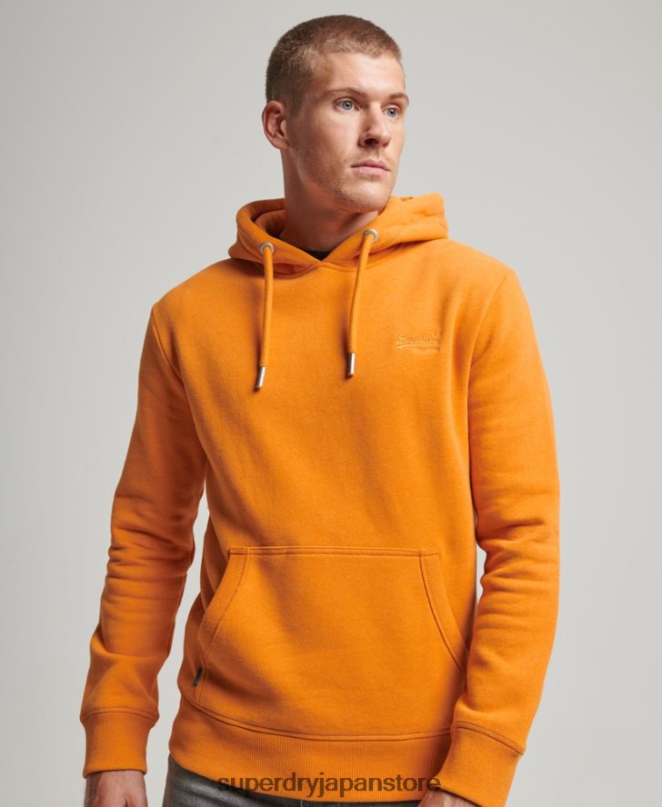 ヴィンテージロゴ刺繍パーカー 男性 Superdry 衣類 黄色 2J62PZ650