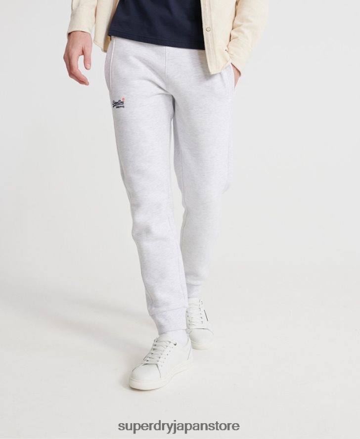 オレンジレーベルのジョガーパンツ 男性 Superdry 衣類 ライトグレー 2J62PZ6503