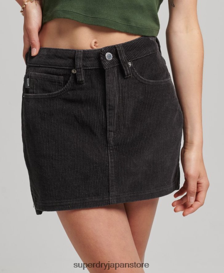 コードミニスカート 女性 Superdry 衣類 茶色 2J62PZ6507
