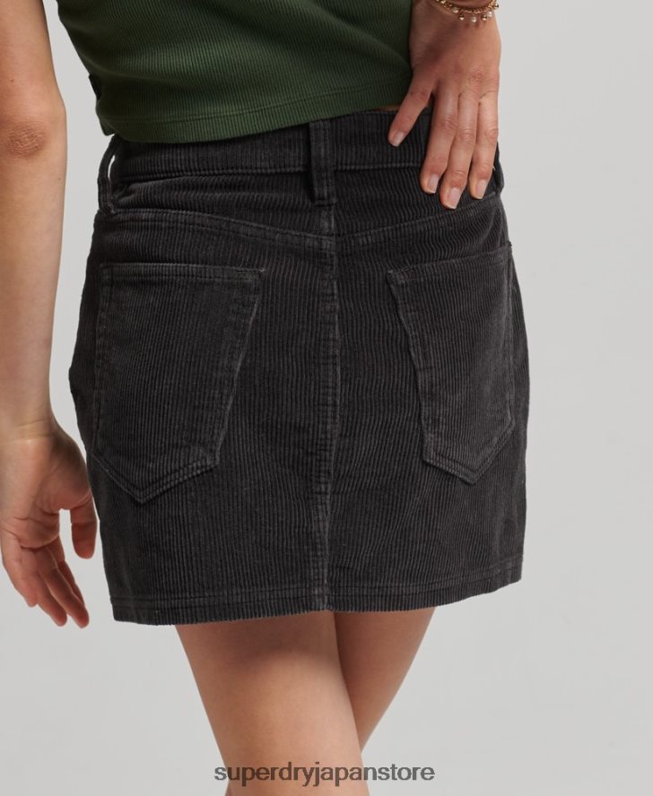 コードミニスカート 女性 Superdry 衣類 茶色 2J62PZ6507