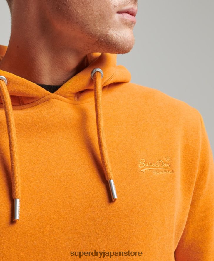ヴィンテージロゴ刺繍パーカー 男性 Superdry 衣類 黄色 2J62PZ650