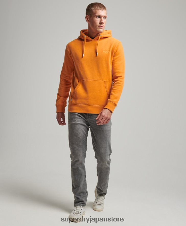 ヴィンテージロゴ刺繍パーカー 男性 Superdry 衣類 黄色 2J62PZ650