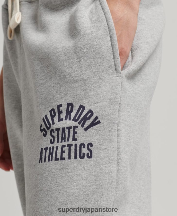 ヴィンテージカレッジジョガー 女性 Superdry 衣類 グレー 2J62PZ6511
