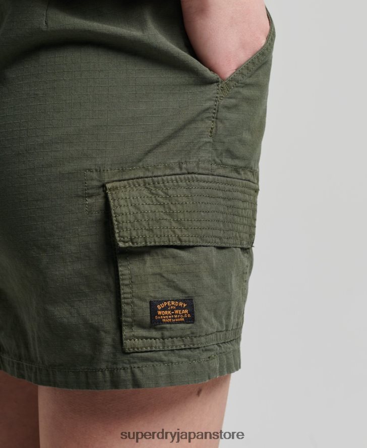 ヴィンテージユーティリティミニスカート 女性 Superdry 衣類 カーキ 2J62PZ6519