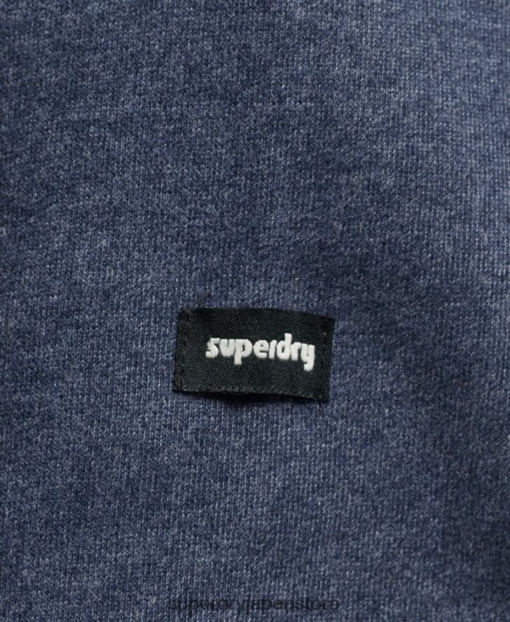 ヴィンテージレトロリピートパーカー 男性 Superdry 衣類 青 2J62PZ651