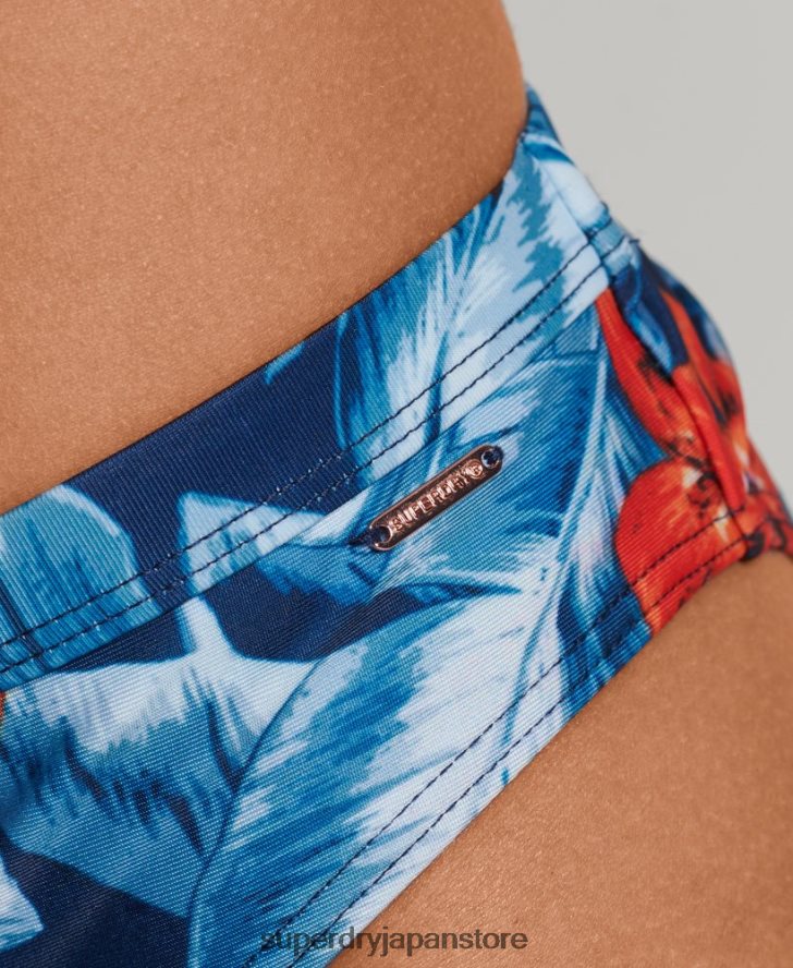 ヴィンテージヒップスタービキニブリーフ 女性 Superdry 衣類 濃紺 2J62PZ6523