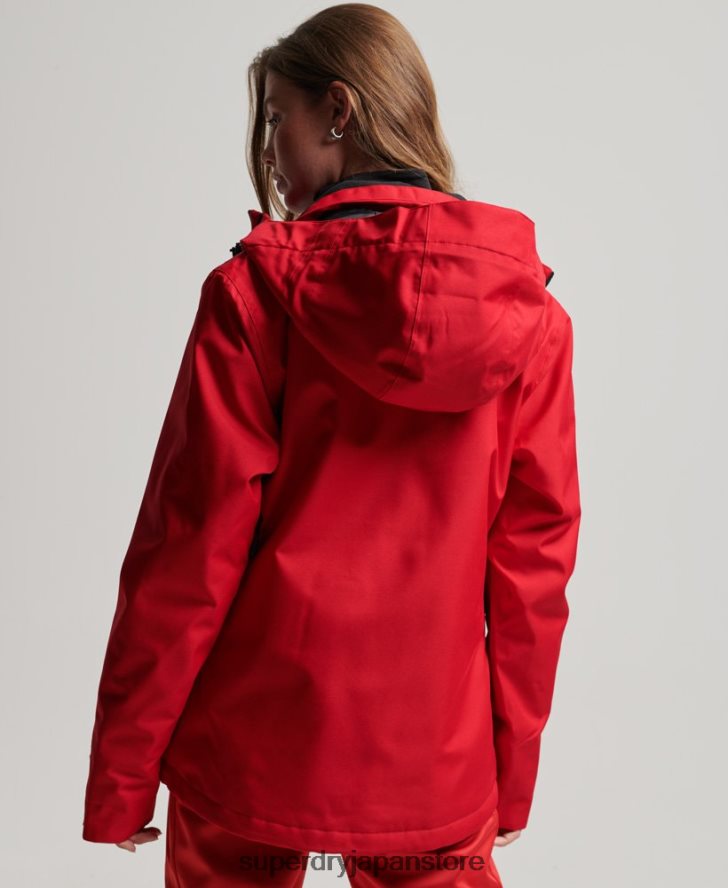 スキーレスキュージャケット 女性 Superdry 衣類 赤 2J62PZ6530