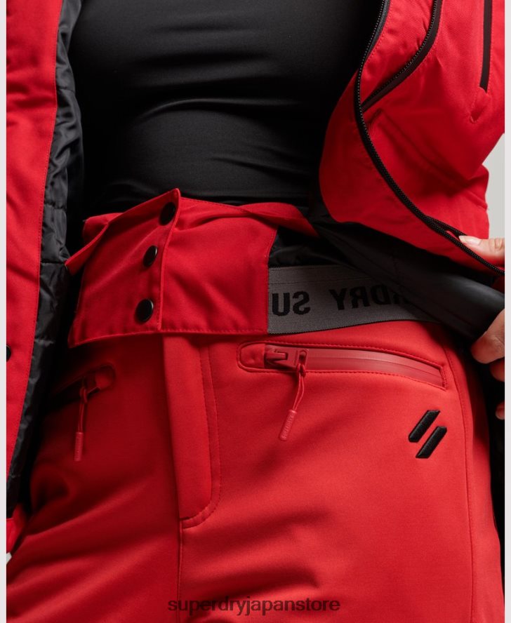 スキーレスキュージャケット 女性 Superdry 衣類 赤 2J62PZ6530