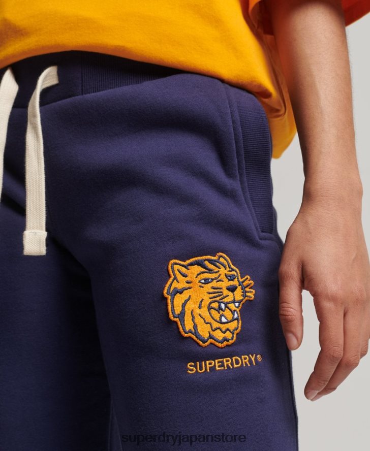 ヴィンテージカレッジジョガー 女性 Superdry 衣類 海軍 2J62PZ6557