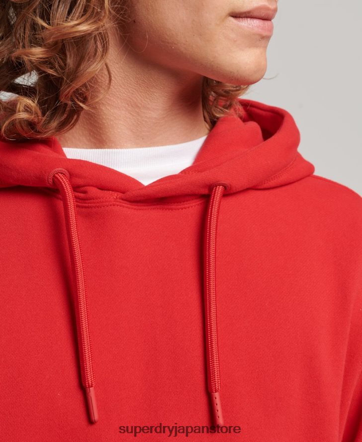アップリケパーカー 男性 Superdry 衣類 赤 2J62PZ655