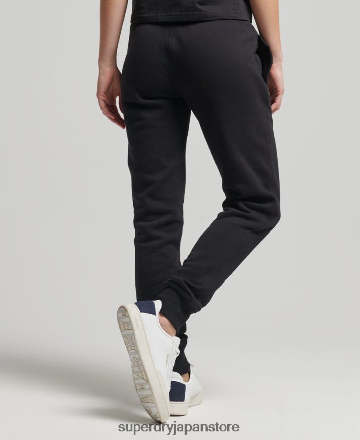 ヴィンテージカレッジジョガー 女性 Superdry 衣類 黒 2J62PZ6571