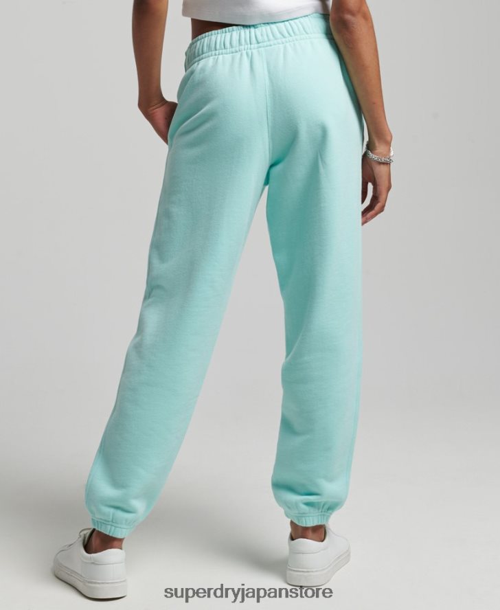 スクリプトグラフィックボーイフレンドジョガー 女性 Superdry 衣類 青 2J62PZ6591