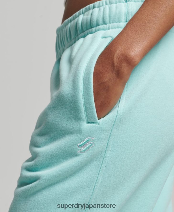 スクリプトグラフィックボーイフレンドジョガー 女性 Superdry 衣類 青 2J62PZ6591