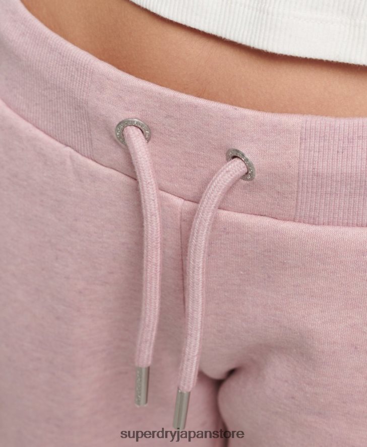 オーガニックコットン エッセンシャルロゴ ジョガー 女性 Superdry 衣類 ピンク 2J62PZ6597