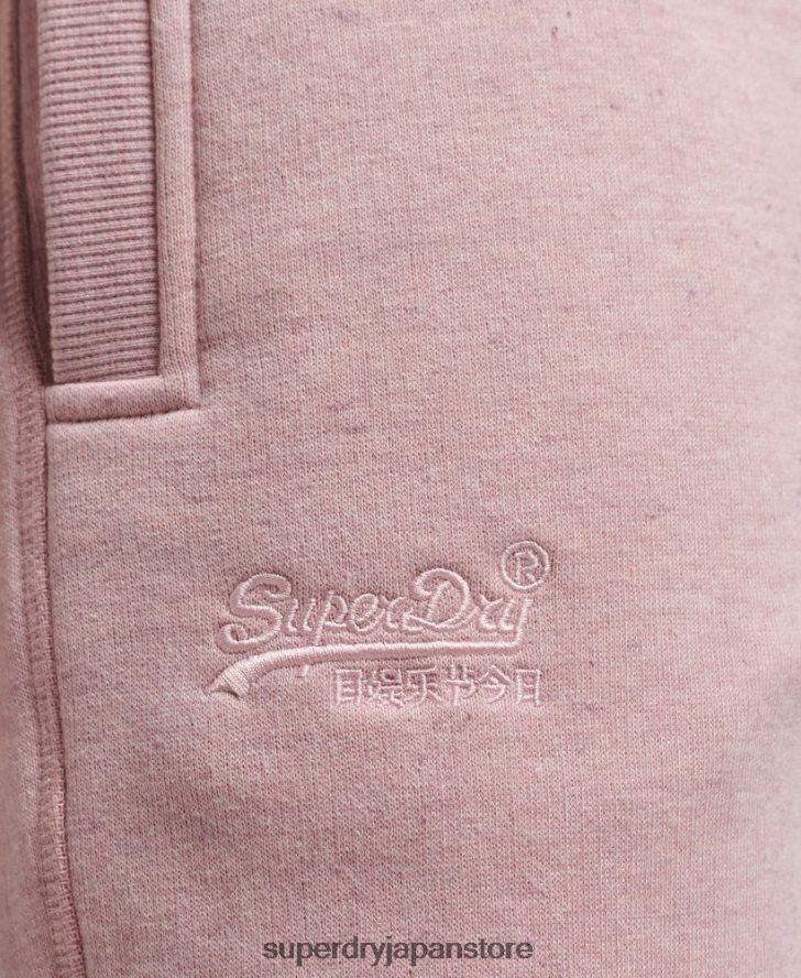 オーガニックコットン エッセンシャルロゴ ジョガー 女性 Superdry 衣類 ピンク 2J62PZ6597