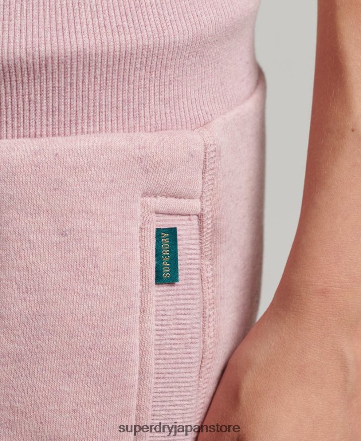 オーガニックコットン エッセンシャルロゴ ジョガー 女性 Superdry 衣類 ピンク 2J62PZ6597