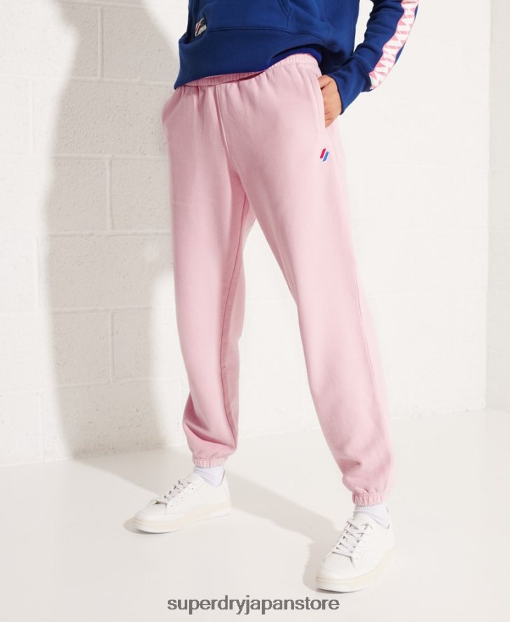 オーガニックコットン コード エッセンシャル ジョガーパンツ 女性 Superdry 衣類 ピンク 2J62PZ6599