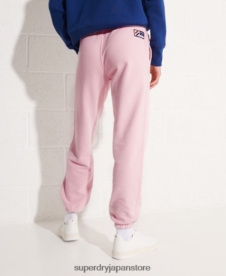 オーガニックコットン コード エッセンシャル ジョガーパンツ 女性 Superdry 衣類 ピンク 2J62PZ6599