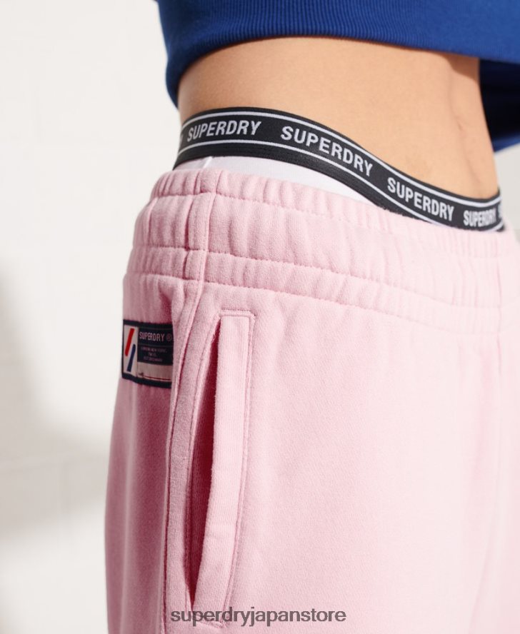 オーガニックコットン コード エッセンシャル ジョガーパンツ 女性 Superdry 衣類 ピンク 2J62PZ6599