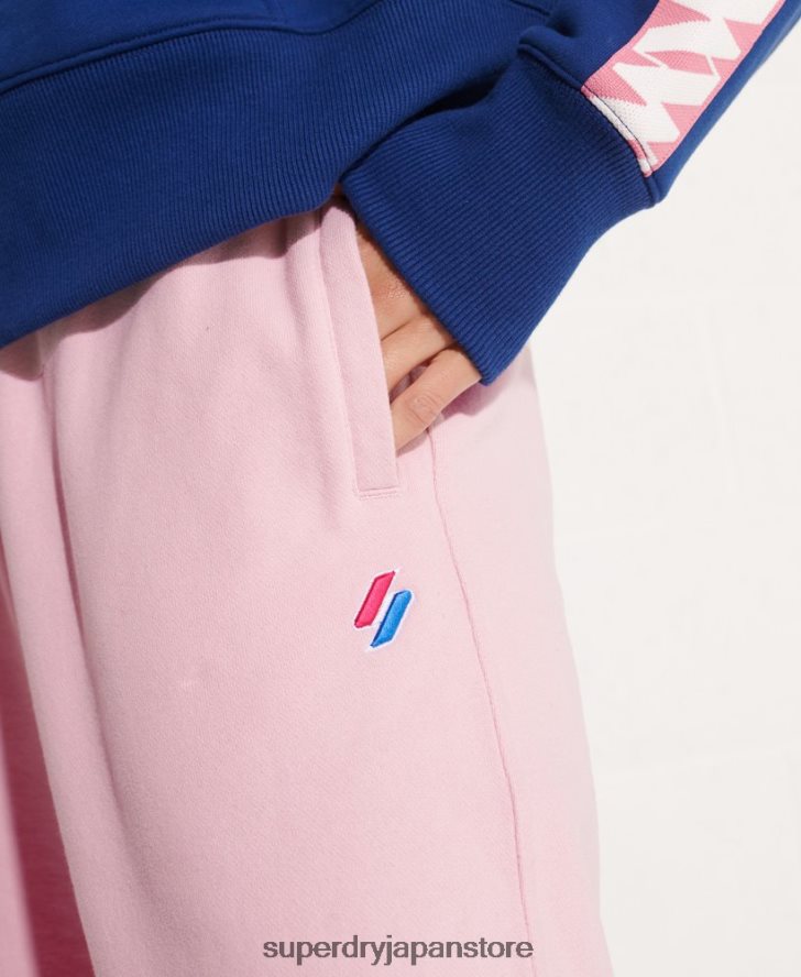 オーガニックコットン コード エッセンシャル ジョガーパンツ 女性 Superdry 衣類 ピンク 2J62PZ6599