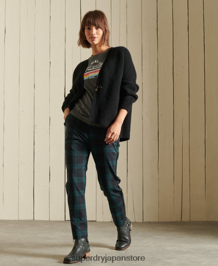 アルパカ混カーディガン 女性 Superdry 衣類 黒 2J62PZ6600