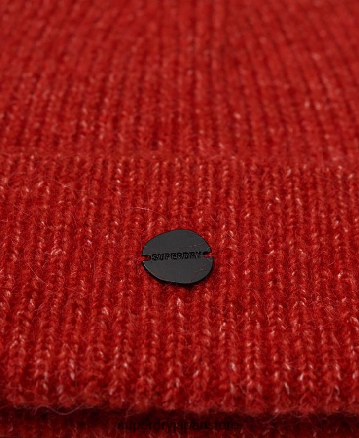 豪華なビーニー帽 女性 Superdry アクセサリー 赤 2J62PZ6608