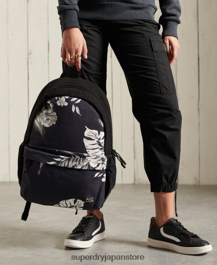カリプリントモンタナリュックサック 女性 Superdry アクセサリー 黒 2J62PZ6615