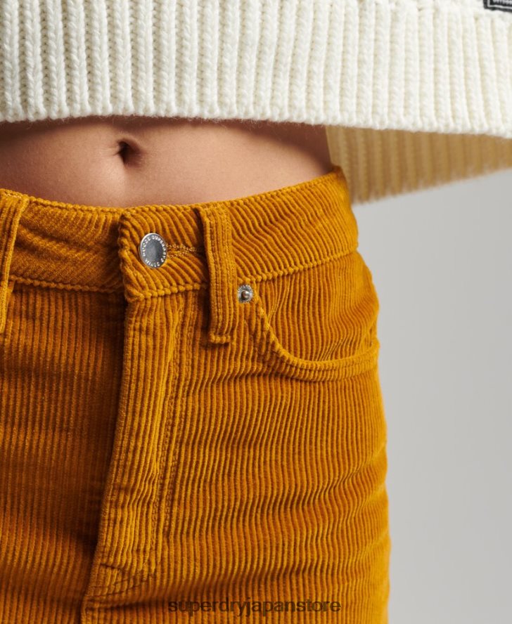 デニムミニスカート 女性 Superdry 衣類 黄色 2J62PZ6616