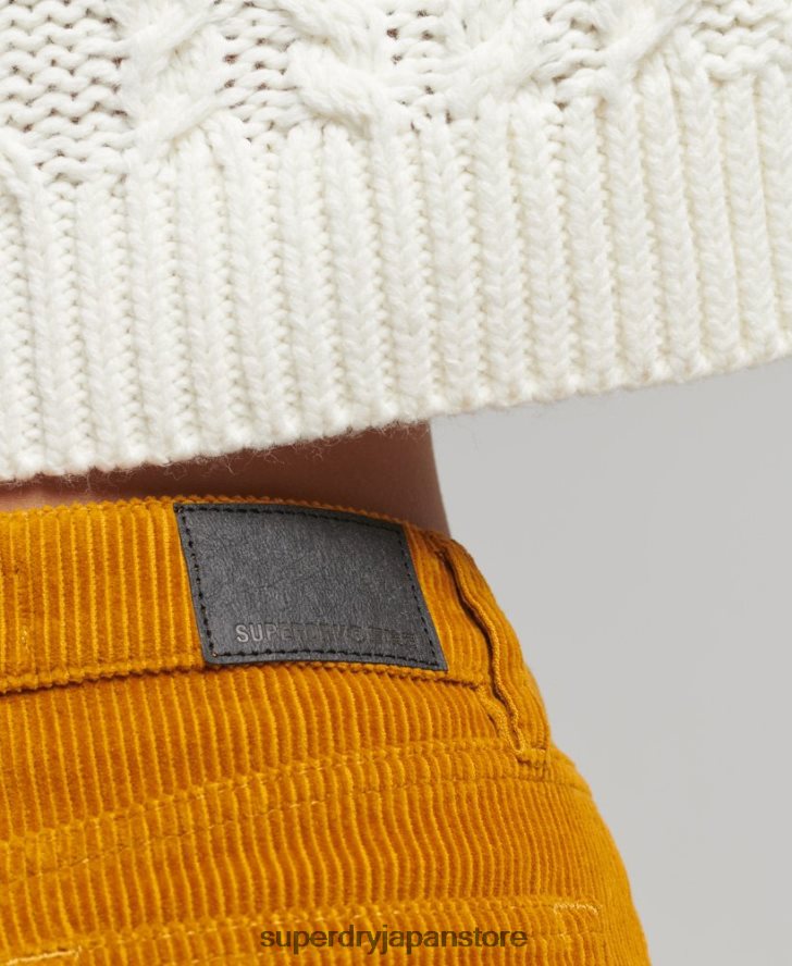 デニムミニスカート 女性 Superdry 衣類 黄色 2J62PZ6616