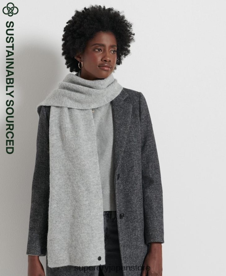 豪華なスカーフ 女性 Superdry アクセサリー ライトグレー 2J62PZ6619